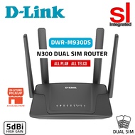 D-Link (DWR-M930DS/DWR-M930) N300 4G LTE Simcard Router