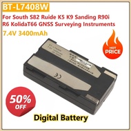 7.4V 3400mAh Digital Battery BT-L7408W for South S82 Ruide K5 K9 Sanding R90i  R6 KolidaT66 GNSS Sur