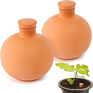 Lovely Ran 2pcs 5in Terra Cotta Watering Pots Terra Cotta Watering Terracotta Watering Spikes 33oz T