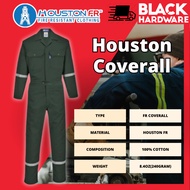 Black Hardware Houston Fire Resistance Coverall Safety Protection Worker Suit Baju Safety Coverall F