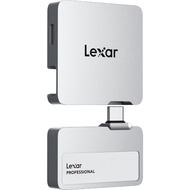 Lexar Professional Go Portable EXT SSD w/Hub,Support 4K 60fps ProRes,Up to 1050MB/s,USB3.2 Gen 2,Rug