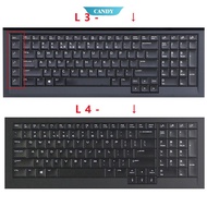 17.3" Laptop Laptop Dustproof Keyboard Cover for Dell Alienware AREA-51M AREA-51 17 R4 R5 17R4/R5 Ultra Thin Ultra Soft Silicone [CAN]