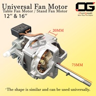Fan Motor / Table Fan Motor / Stand Fan Replacement 12" 16" inch Universal PENSONIC SHARP KHIND Kipa