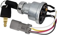 Disenparts 142-8858 Ignition Switch with 2 Keys 1428858 Compatible with Caterpillar Skid Steer Loade