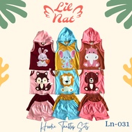 Binbinku LILNAT BEANIE HAT SINGLET ANIMAL LN 031 HOODIE TANKTOP SET AGE 6M-4 YEARS PREMIUM MATERIAL 