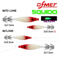 OFMER SQUIDO LURE (7.5cm/9cm) / SQUIDO LURE W/LINE & W/O LINE (5.5cm/ 7.5cm)