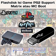 FLASH DISK PS 2 & CHEAT DEVICE GAME CONSOLE PACKAGE PS2 CD Game PS2 Flash Disk PS2