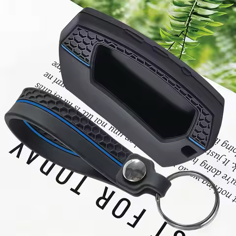 Premium Silicone Car Key Case Cover Keychain-For Pandora DXL4950 DX-90 D010 DX 90 91 6X 9X 90B 90BT 