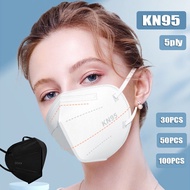 High Quality KN95 5 layers 100pcs KN95 mask Earloop Adult Face Mask Anti-Virus Disposable Face Mask