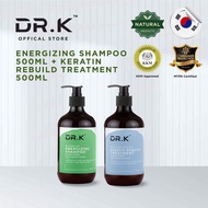 DR.K Energizing Shampoo 500ml + DR.K Keratin Rebuild Treatment 500ml