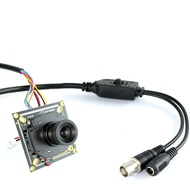 HD 1200l Cmos Board กล้องวงจรปิดกล้องขนาดเล็กกล้องขนาดเล็ก3.6มม. เลนส์ OSD Cable Security Camera