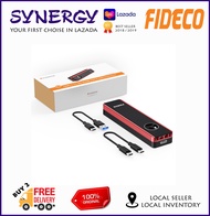 FIDECO(M209CPS)-USB3.1 TO M.2 NVME SSD & NGFF SSD ENCLOSURE WITH FAN(BKEY&MKEY) Portable nvme sata m