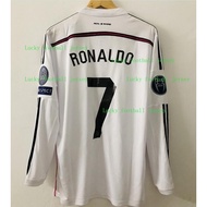 Longsleeve 2014-2015 Real Madrid home Super Cup football jersey kit S-2XL 、Can add your name and num
