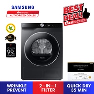 Samsung Bespoke AI Front-load Dryer Heat Pump 9kg (Black) DV90T6240LB/FQ