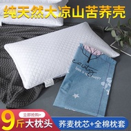 K-Y/ Buckwheat Husk Pillow Adult Buckwheat Hull Pillow Core Buckwheat Neck Health Care Pillow Qiao Mai Leather Sleep Hel