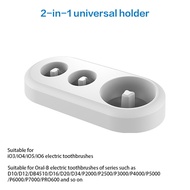 Universal Toothbrush Head Holder for Oral-B iO3-6 & PRO/DB Series | 2-in-1 Storage | Lightweight 28g