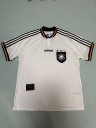 Adidas 1996 retro Germany jersey 德國 國家隊 足球 復刻 復古 球衣 M L (國際碼)