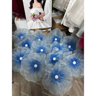 Giant Flower {Small Size} [Giant blue chiffon flower head as pictured]