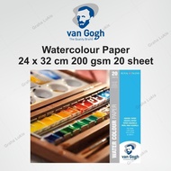 Van gogh Watercolour Paper 200 GSM 20 Sheets