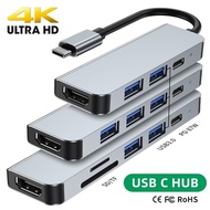 Benosem USB C HUB Converter Multiport Docking Station Type C To HDMI Adapter With OTG USB 3.0 TF Mic