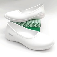 ASADI  1557W Jururawat Kasut Putih / Nurse Light slip on White/Black  Shoe / 超轻女鞋