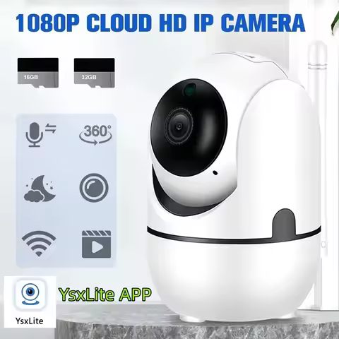 Wifi Camera Baby Monitor Surveillance 1080P CCTV HD Smart Night Vision Intelligent Tracking YsxLite 