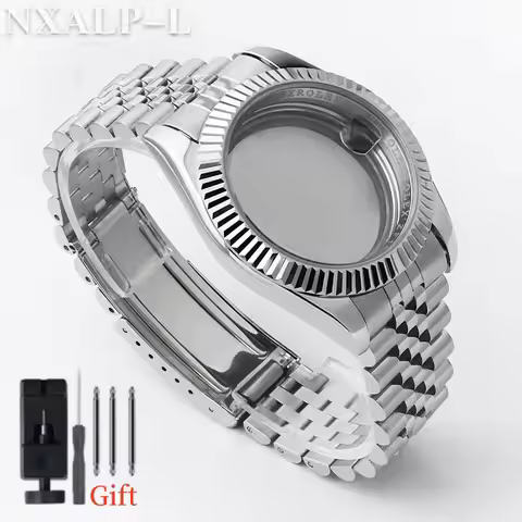 Curved End Metal Strap for Rolex DATEJUST for Seiko Watchbands 18mm 19 20mm 21mm Solid Stainless Ste