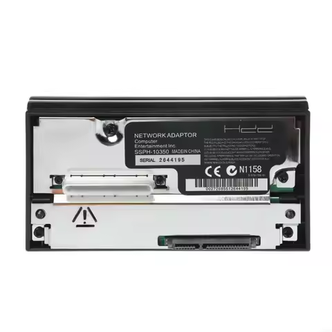 Black SATA Network Adapter for for PS2 Console Gamestar SATA Network Adapter SATA Interface HDD Netw