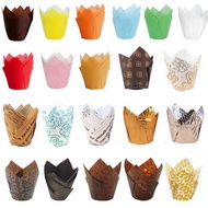 50pcs Baking Cupcake Liners Cup Paper Tuli Baking Wrappe Case Cake Muffin Cup Box Cake Tool Cupcake For Kitchen Baking Tool