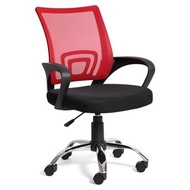 [特價]【IDEA】高密度彈力極透氣網布電腦椅/辦公椅/書桌椅(三色任選)紅色
