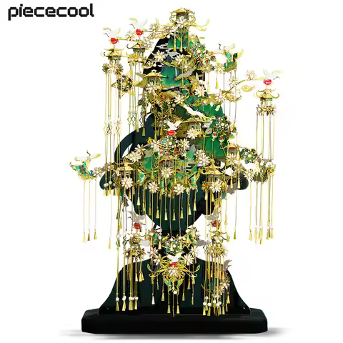 Piececool 3d Metal Puzzle for Adult QING SHAN DAI Jigsaw DIY Building Kits Great Birthday Gifts Mode