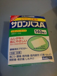 Ready Stock Japan Hisamitsu Salonpas Pain Relief Patches 140 pcs 久光制药撤隆巴斯止痛貼140枚 (Exp 2026/04)