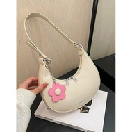 REBECCA - Flower moon bag - moon bag - women's shoulder bag - premium shoulderbag 2025