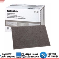 Scotch Brite 7448 ultra-fine metal polishing wool box of 20 pieces 152mm x 228mm