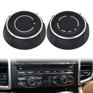 1 Pair Audio Volume Knob 97064292901 97064293001 For Boxster 981 Spyder Cayman 981C GT4 991 958 Maca