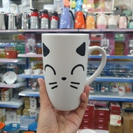 High Cathy Ceramic Mug | Tall Cat Mug | Cute Mug | Tall Cat Mug Glass