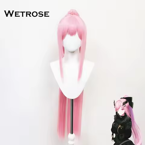 [Wetrose] In Stock Hololive EN Mori Calliope Cosplay Wig 2nd Concert "GriMoire" Outfit Hair Pony Tai