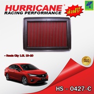 Mastersat กรองอากาศ กรองอากาศรถยนต์ HURRICANE HS-0427-C กรองผ้า สำหรับ Honda City 1.0L 19-20