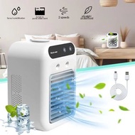 Mini Air Cooler Portable Fan AIr Conditioner Humidifier Air Adjustment Fan Office Home Water Cooling