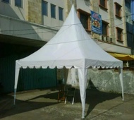 hanya daun saja hanya atap Atap tenda cafe 3x3 tenda kerucut model sarnafil