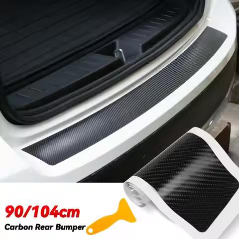 Carbon Fiber Car Trunk Rear Bumper Protector Sticker Sill Plate for BMW F20 F21 F31 G31 F11 E61 E60 