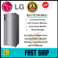 LG UPRIGHT FREEZER SINGLE DOOR GN-304SLBT (NEW MODEL)