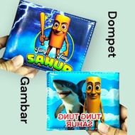 Children's two-fold wallet with picture/unique picture wallet