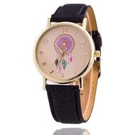 ▦⊙Luckin Mart Geneva leather Wrist Watch Dream catcher Watch