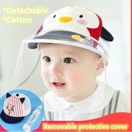 Baby Infant Hat Cover Safety cap Detachable face shield for bayi Full Face Cover Protective Cap Flip Visor Anti Dust