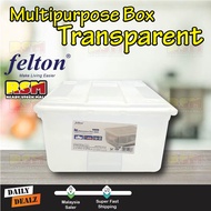 Felton FSB 8644 Multipurpose Storage Box Transparent/Bekas Penyimpanan Pelbagai Guna Felton