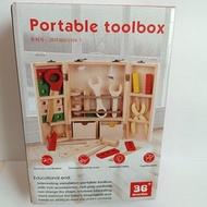 木製玩具工具箱