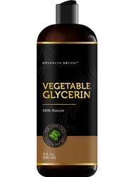 Brooklyn Botany Vegetable Glycerin - 8 fl oz, Pure Vegetable Glycerin Body Oil, Hair Oil, Skin Moist