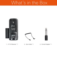 Godox CTR-16 CT-16 16 kênh thu đèn flash không dây cho Canon Nikon Pentax Đèn flash studio (không có