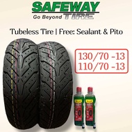 Safeway Tire 13 TUBELESS for NMAX V1/V2 (SET/PARES)